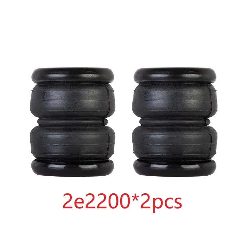 2 szt. Air Ride ride sprężyny zawieszenie 2200Ib powietrza pojedynczy port 1/4 npt mała gumowa torba amortyzująca 2E2200