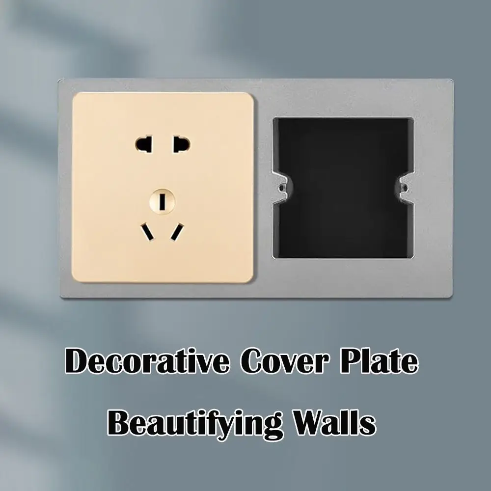 

Wall Switch Decorative Plastic Switch Socket Panel Universal Switch Socket Frame Wall Panels Electrical
