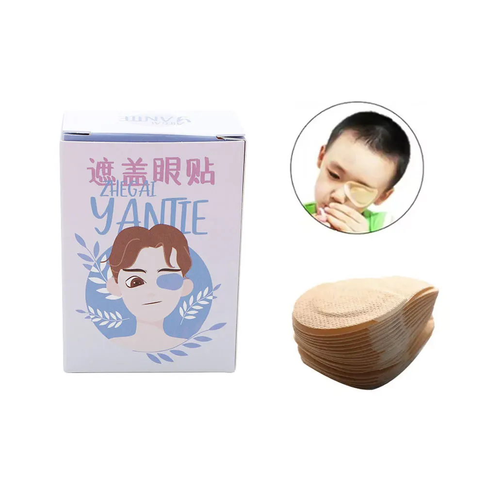 20PCS Soft Amblyopia Training Eyeshade Amblyopia Orthoptic Corrected Eye Patches Children Kids Occlusion Lazy Eye Mask