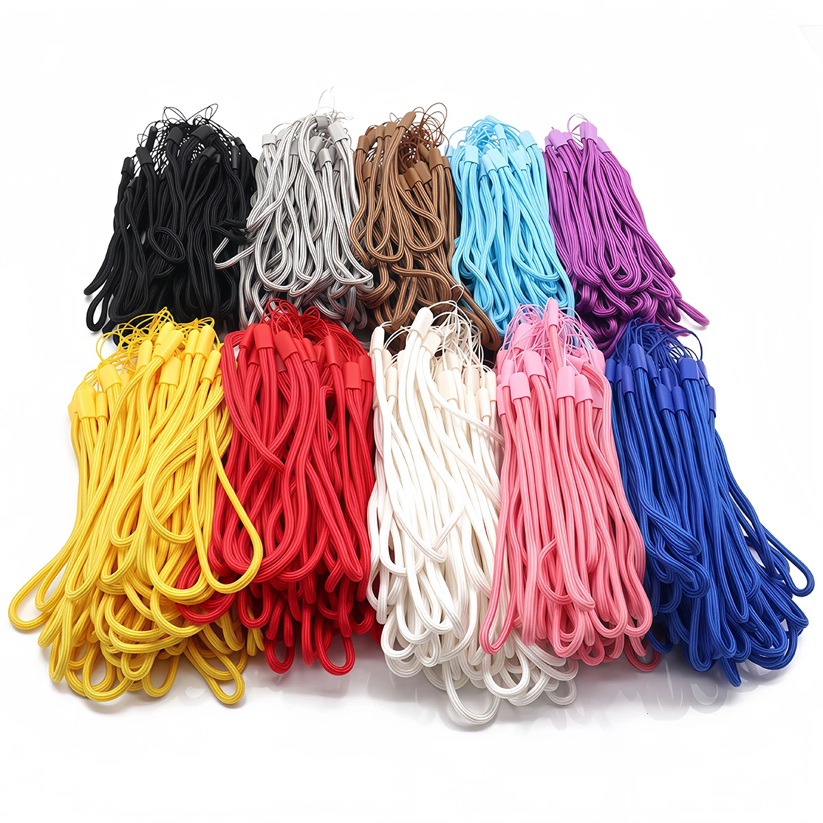 5-20 Stück Nylon-Lanyard Handgelenkband für Handy, Kamera, USB-Stick, Schlüsselanhänger, Anti-Verlust-Band, DIY-Hängeband, Universelles Seil – Detail 8