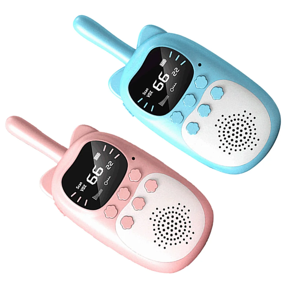 

2 Pcs Children Walkie Talkies for Kids Wireless Interphone Toy Plastic Handheld Abs Outdoor Parent-child