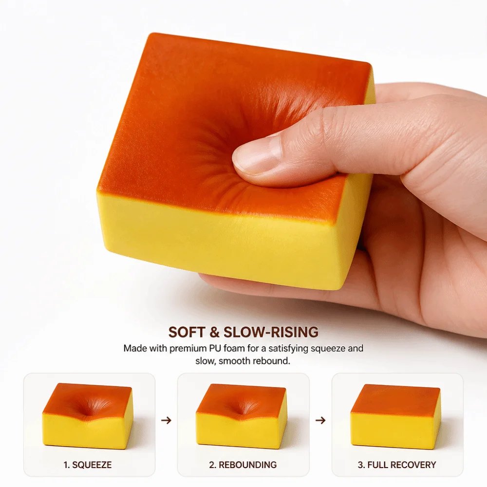 Exquisite Creative Butter Cookies Slow Rebound DIY Moist Feel Butter Cookies Squeeze PU Realistic Pastry Squishy Children