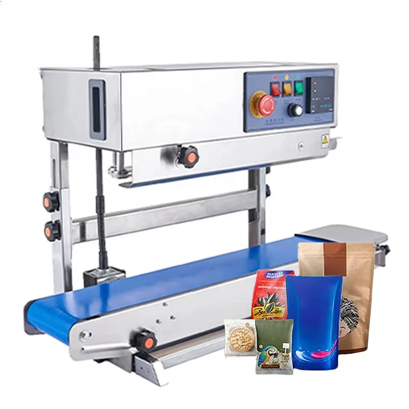 

Stainless steel continuous belt sealing machine, food liquid packaging, plastic bag sealing, vertical sealing machine