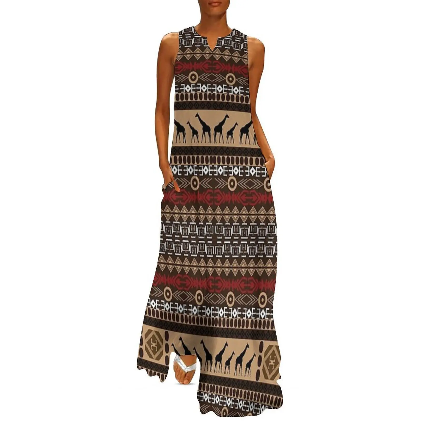 

African Style Art Project Long Dress dress women summer summer dress woman 2025 trendy birthday for women Dance dresses