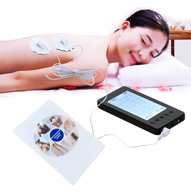 Electric Pulse Massager TENS Physiotherapy Instrument 28 Modes Dual Channel AB Digital Muscle Stimulator Body Massager