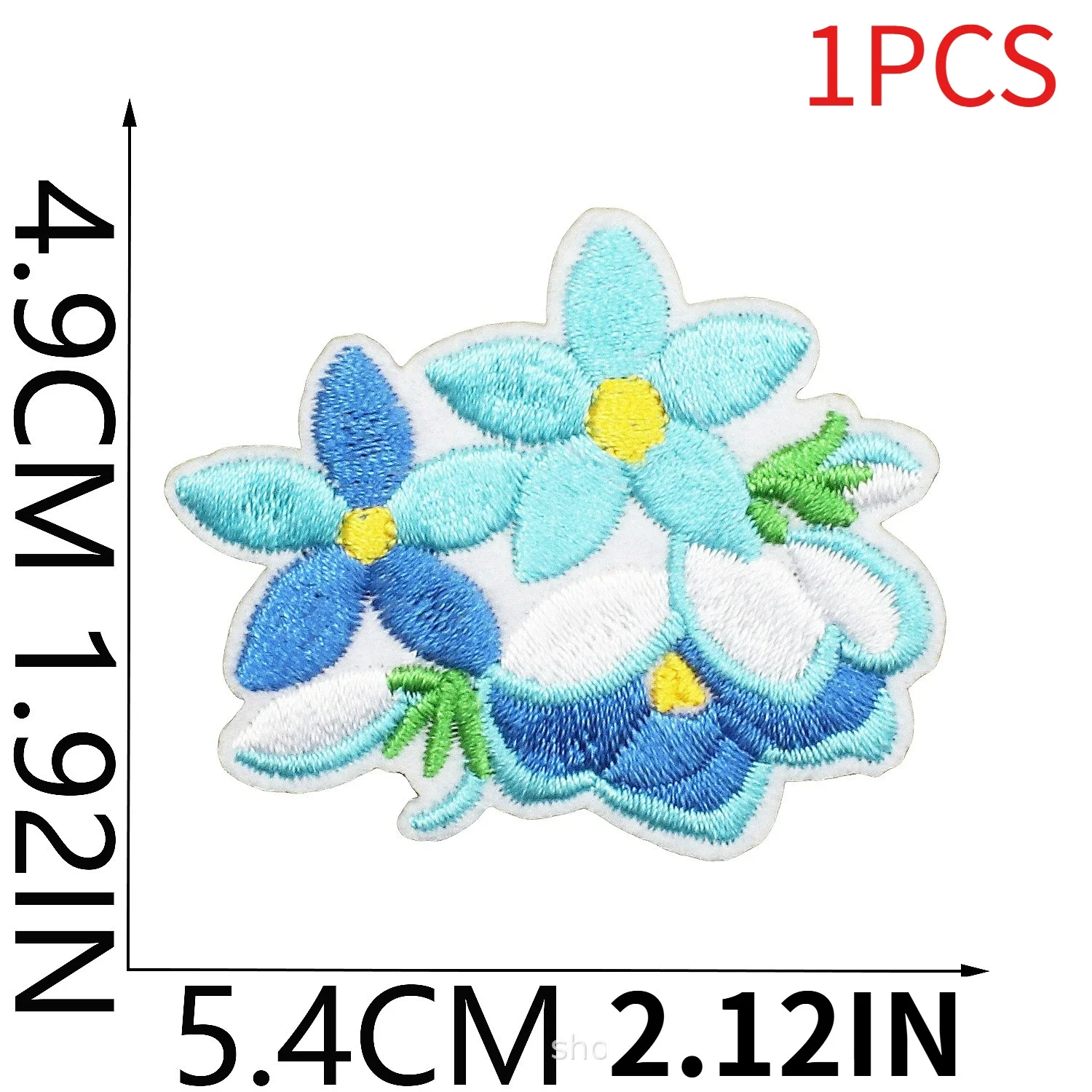 

Beautiful Small Red Flower Patch Cartoon Peony Flower Embroidery Cloth Patches Small Daisy Bag Decoration Embroidery Ironing