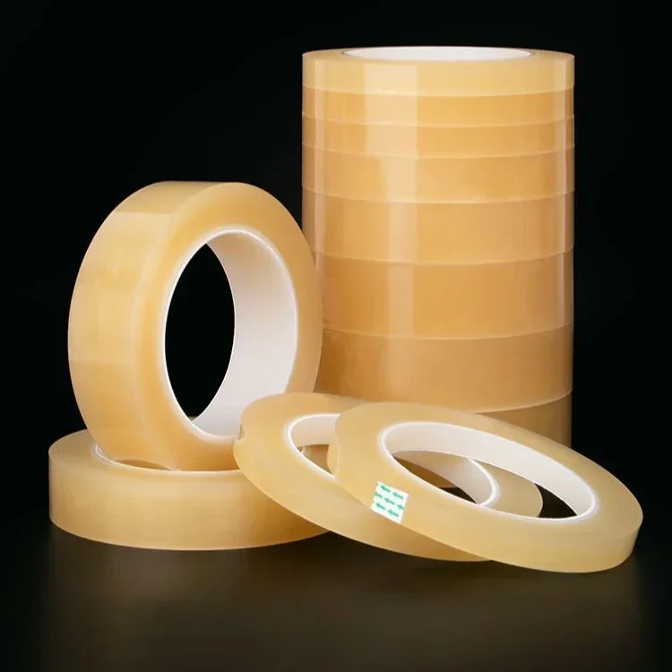 5 Rolls of PVC Food Grade Sealing Tape 66 Meters/roll Frosted Transparent Non Marking Tapes Food Packaging Box Jar Sealing Tapes