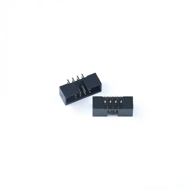 DC3-6/8/10/12/14/16/20-50P Straight Pin 2.0mm Pitch Simple Horn Socket IDC Connector