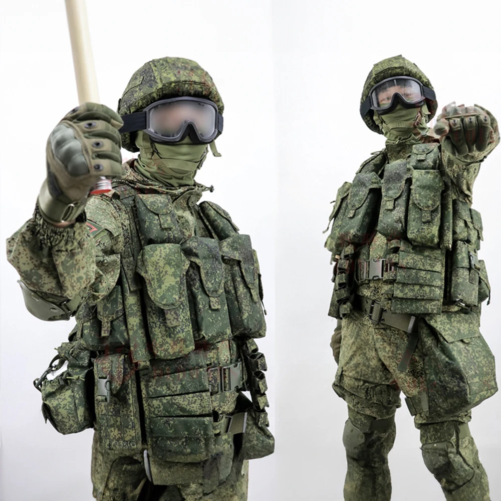 الحرب الباردة 3.0 6sh117 مجموعة الملحقات التكتيكية المعاد تصعيد EMR الشريط الروسية الرجل الأخضر الصغير مول اكسسوارات الصيد كوس