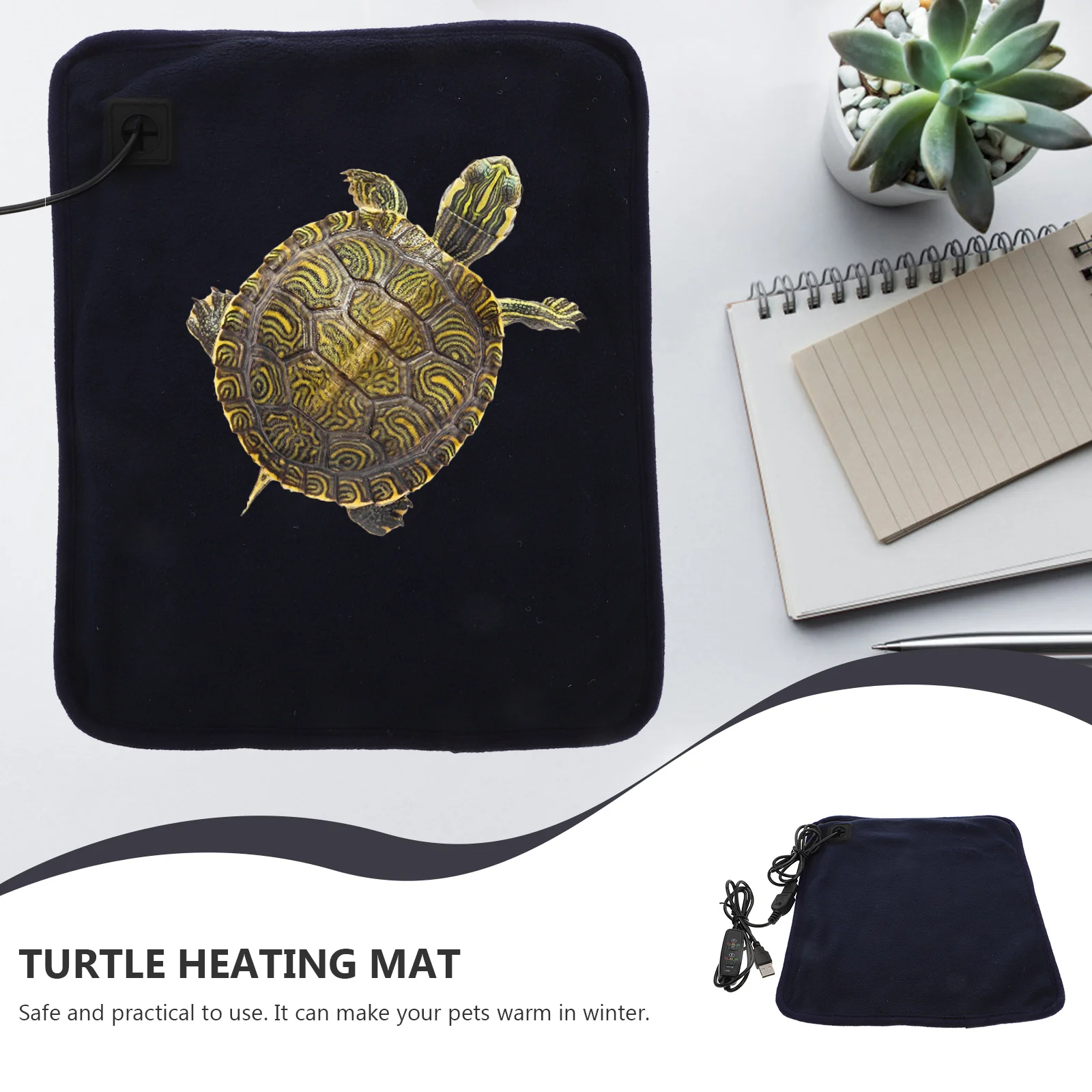 

USB Heating for Pets Reptile Warming Sleep Mat Winter Warmth Senior Arthritic Animals Safe Reptile Warming Sleep Mat Practical