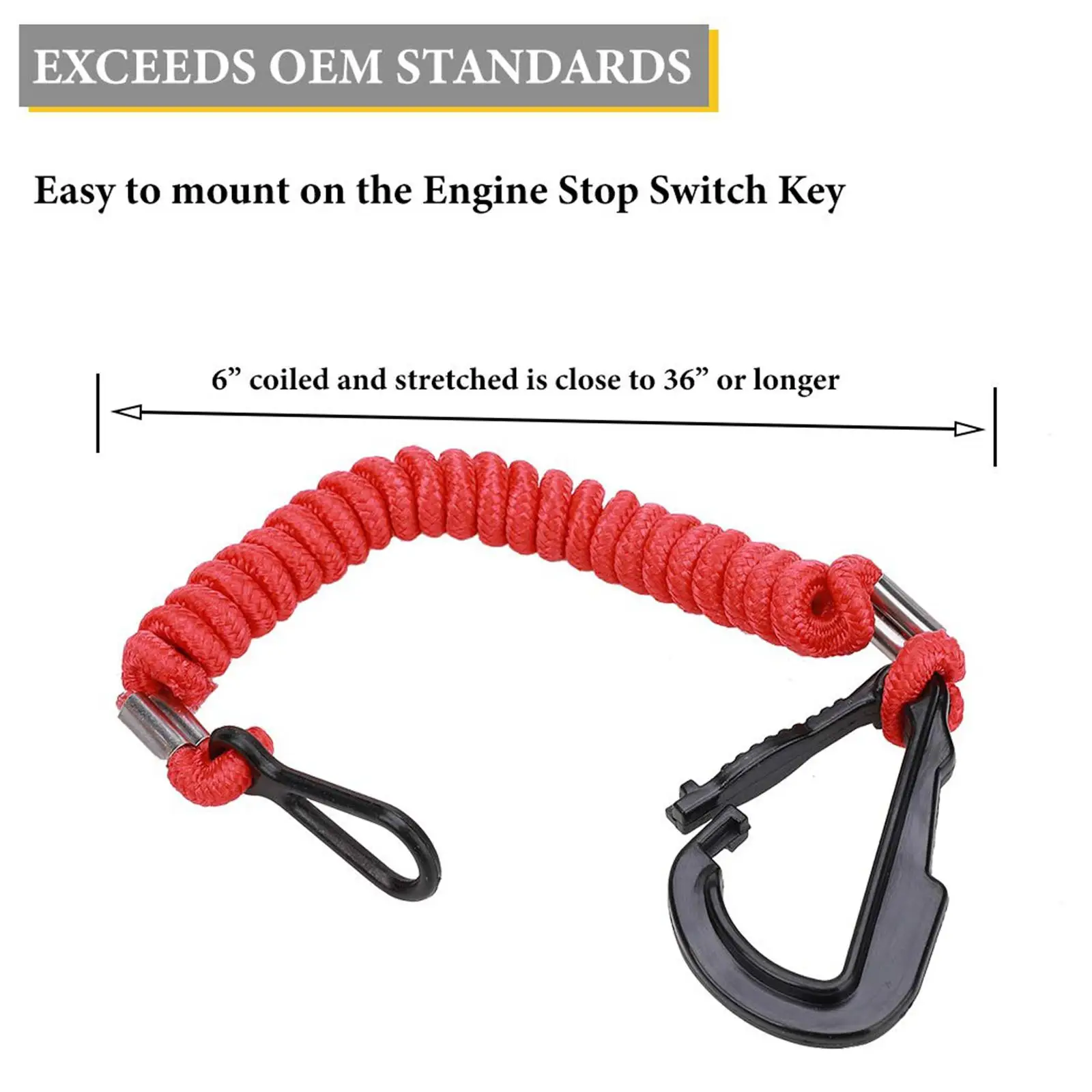 بدائل خارجية، مفتاح إيقاف الطوارئ، سلك حبل أمان للقارب