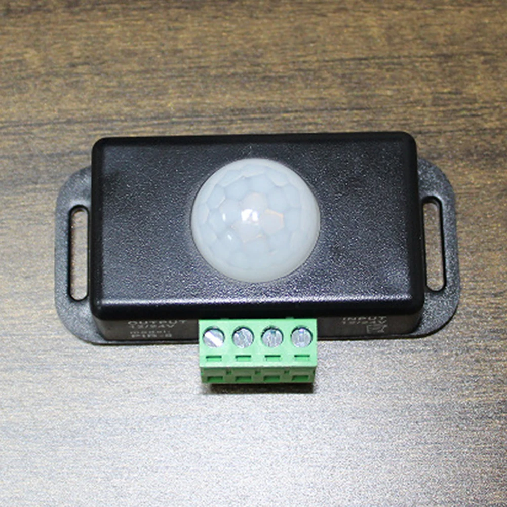 Corpo Sensor Infravermelho com LED, Detector de Movimento, PIR Sensor de Movimento, Switch, DC 12V, 24V