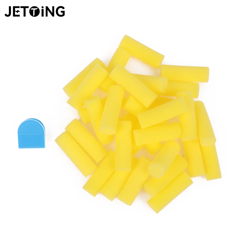 

30 шт. цилиндрическая щетка для клея для настольного тенниса для водяного клея, губка для протирания ракетки для настольного тенниса, щетка для чистки