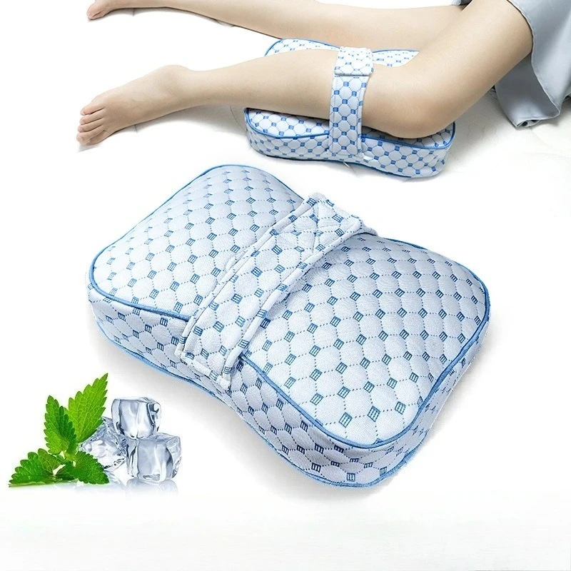 Adjustable Strap Maternity Pregnancy Leg Pillow for Side Sleeping Knee Support Sciatica Relief Memory Foam & PP Cotton Polyester