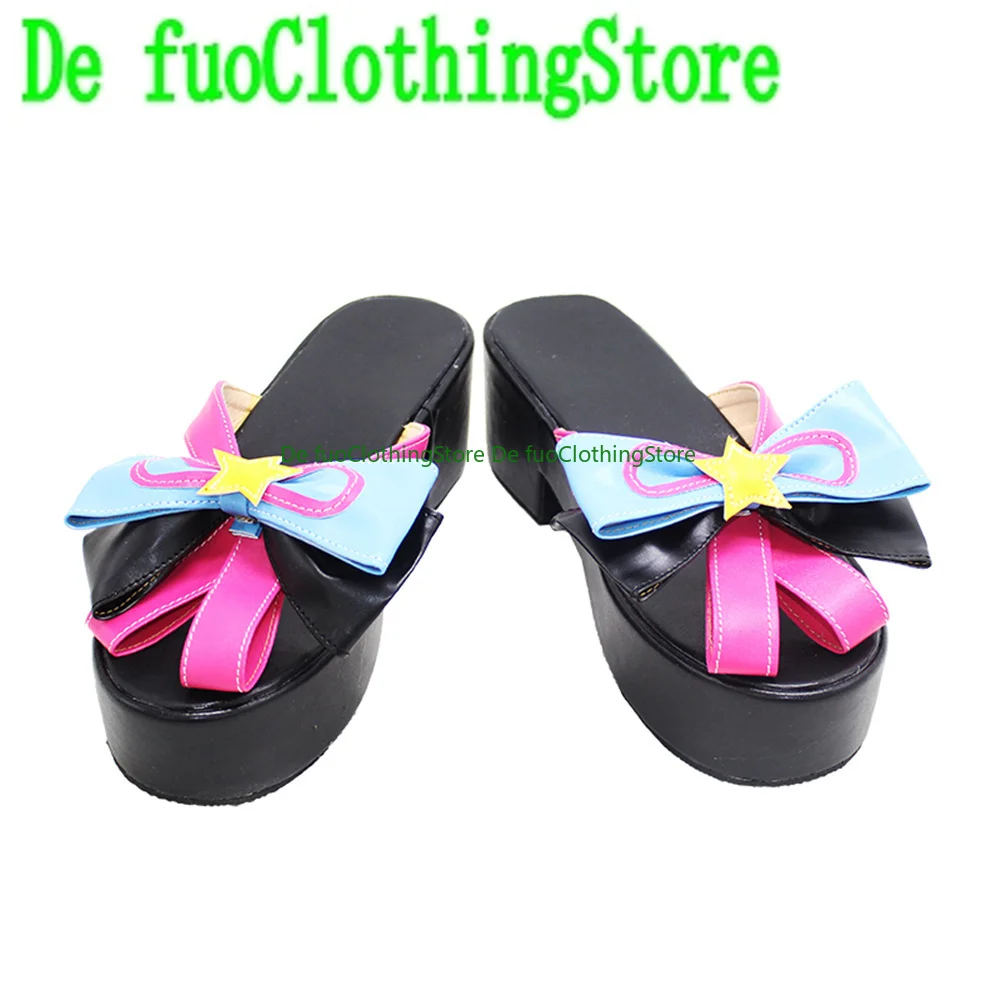 DefuoClothing Store Genshin Impact Ayaka Cosplay Shoes Boots GameHalloween Christmas Game Anime Character Party Props