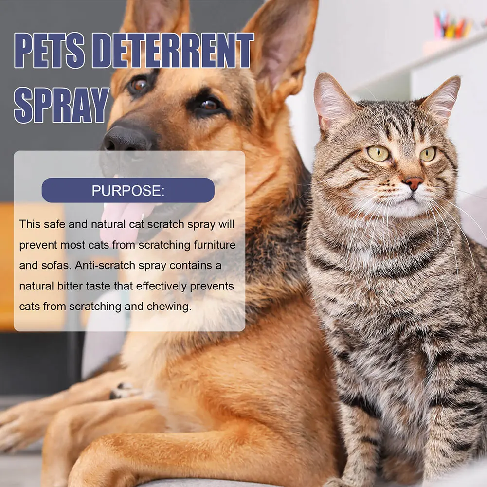 Anti Cat Scratch Spray Multifunctional Gentle Liquid For Indoor Outdoor Use Effective Dog Deterrent Spray for Carpet Furniture view 4