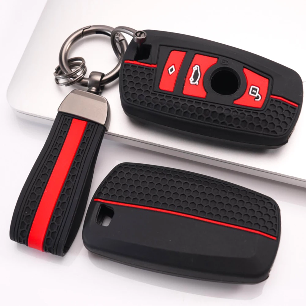 Key Fob Case With Wrist Strap For BMW 1 Series 2 Series 3 Series 4 Series 5 Series 6 Series 7 Series X1 X3 X4 X5 X6 Z4 M3 M4