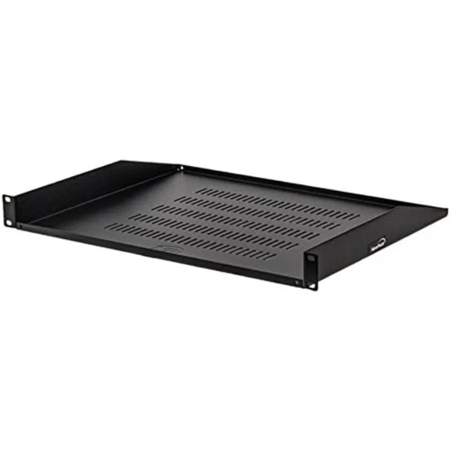 

NavePoint Cantilever Server Shelf Vented Shelves Rack Mount 19 Inch 1U Black 14 Inches 350mm deep