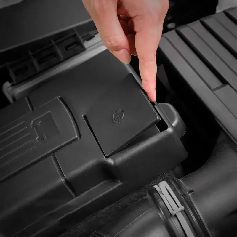 For VW Engine Battery Dust Cover Waterproof Car Engine Battery Cover Negative Electrode Protection Cover For VW Golf Accessories
