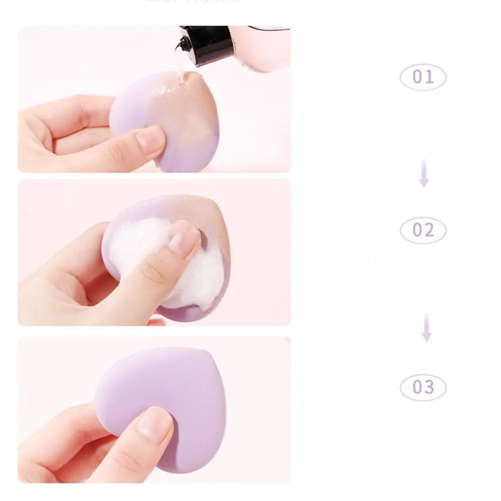 Heart Shaped Powder Puff New Super Soft Concealer Beauty Makeup Tools Liquid Cream Powder Cosmetic Sponge for BB Cream