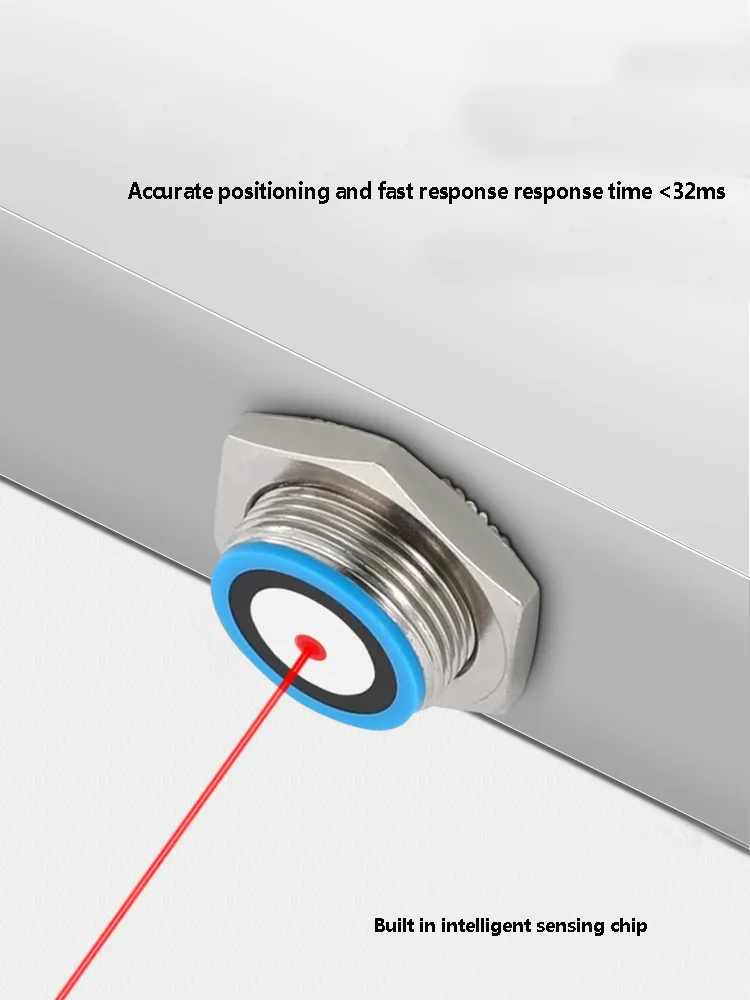 IP67 M18 high precision Small blind 50mm small angle millimeter level ultrasonic distance measurement sensor range 0.5MM
