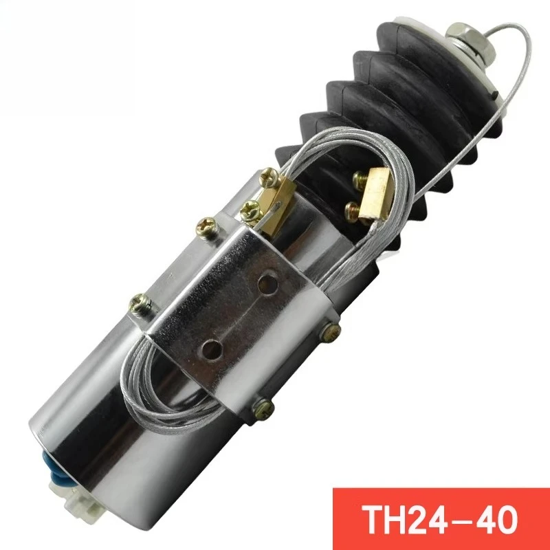 General marine machinery shutdown solenoid TH24-40 type engine generator oil cut off flameout solenoid valve
