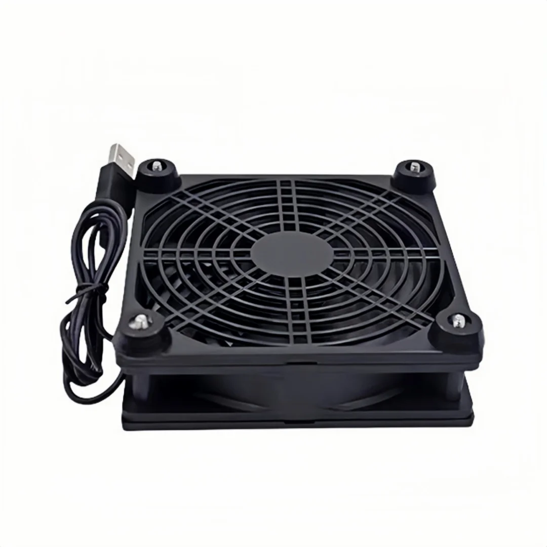 CX FUTRUE USB Interface Cooling Fan, 5V, 120MM ABS、 Laptop/Computer/Mobile Phone/Router Can Be Used, With A Speed Of 1400.