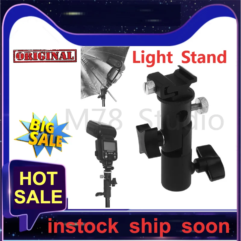 Photography Accessories Flash Light Bracket Stand Speedlite Holder Adapter 1/4