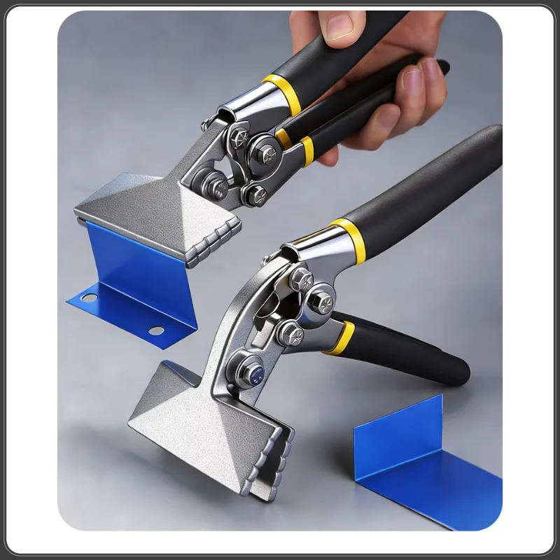 

Hand Seamer, Straight Jaw Sheet Metal Bender Tools, Sheet Metal Seamer Form Edge Seamer Seaming Plier With Ergonomic Handle,