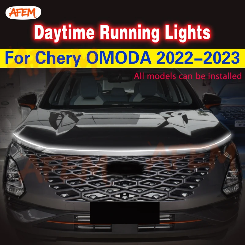 1Pcs LED Daytime Running Lights For Chery OMODA 2022-2023 Waterproof fog lamp DRL Decorative Atmosphere Lamps Ambient Lights 12v
