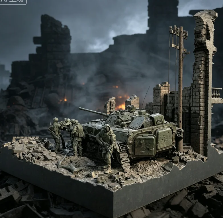 YUFAN MODEL 1/72 Resin Soldier model kits (complete set) Assembly and coloring are required 3D Printing  YFWW-2406/3D