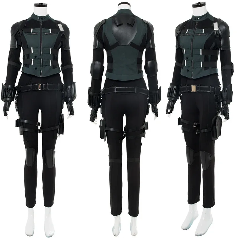 ناتاشا تأثيري دور اللعب 2018 فيلم أنثى خارقة زي تمويه الكبار النساء الإناث الخيال فستان بتصميم حالم حتى ملابس للحفلات #3