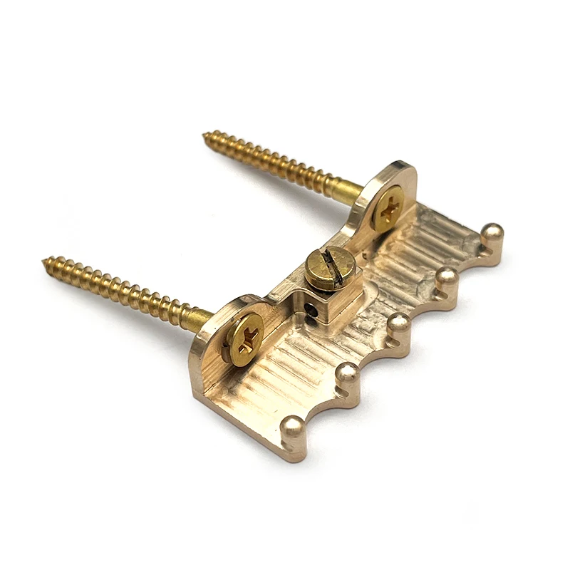 Electric Guitar Tremolo Claw CNC Precision Engineered Ultra Heavy Duty Full Brass 49.5x19mm for ST/FR Tremolo Bridge System Orig