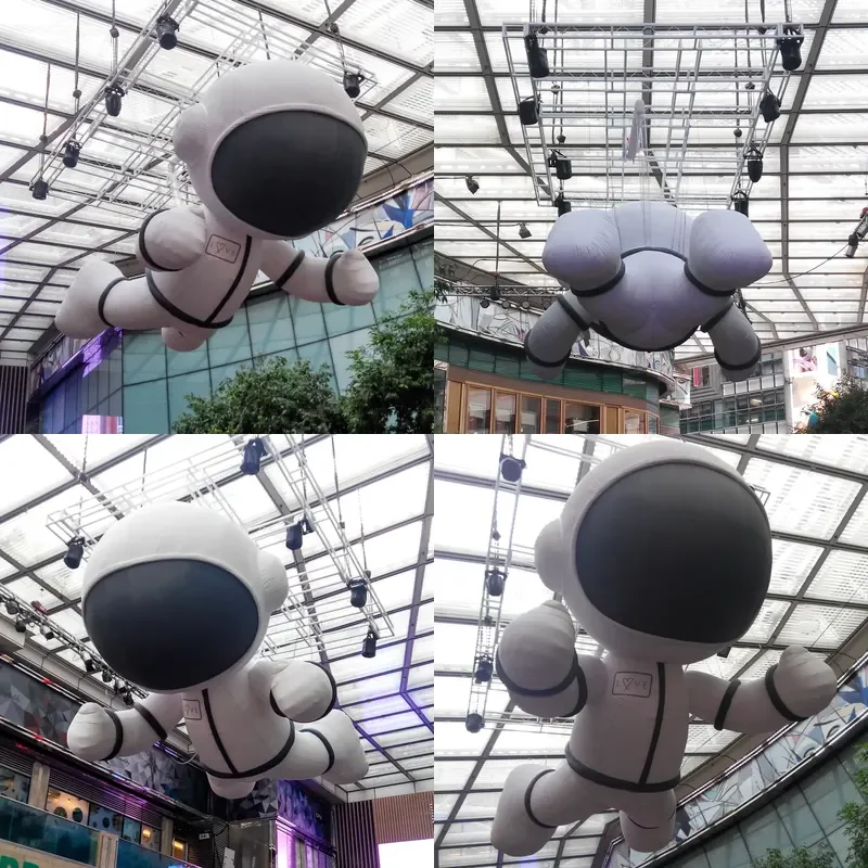 Customizable Cartoon Astronaut Hanging Inflatable Advertisement for Customized Ad Product Category