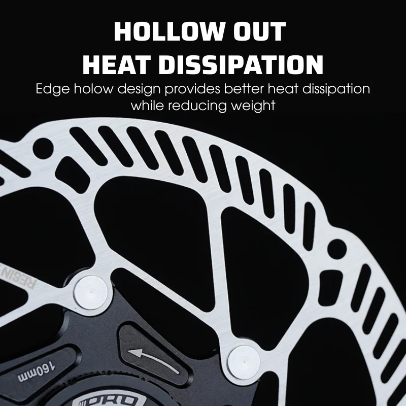 IIIPRO Centerlock Disc Brake Rotor Ultra-Light Road Bicycle Brake Disc Heat Dissipation Hydraulic 140/160/180/203mm Disc Rotor