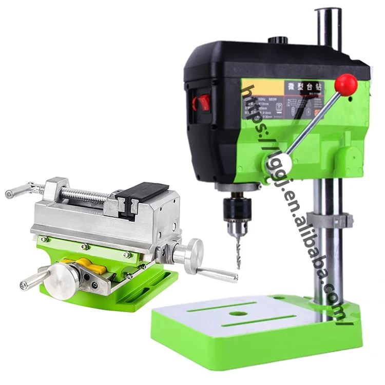 

Hot Sale Low Noise Spindle Travel 60mm CNC Mini Bench Drilling Machine High Quality Small Table Top Drill Press Milling Machine