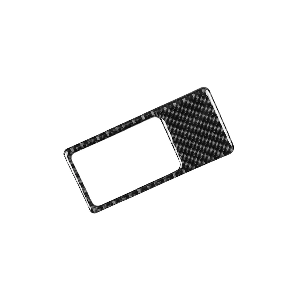 Car Headlight Head Lamp Switch Button Cover For Mazda 3 Axela BM BN 2017 2018 LHD Styling Decoration Trim Carbon Fiber ABS