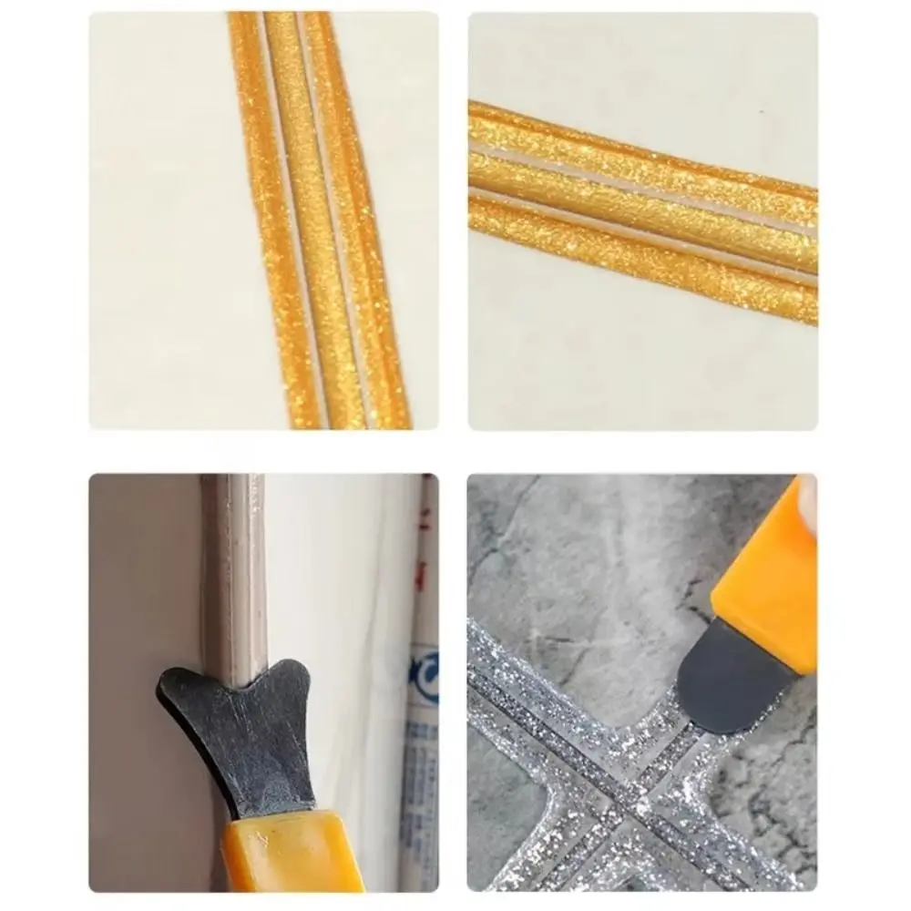 Internal And External Corners Squeegee Tungsten Steel Comfortable Handle Cleaning Scraper Shovel Scraping Gap Filling Tool