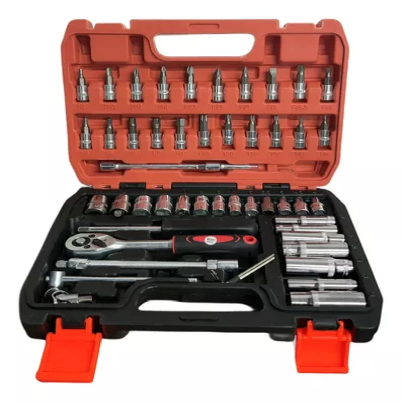 

Multipurpose Socket Tool Kit with 53 Pieces Wrench - Heavy Duty Case