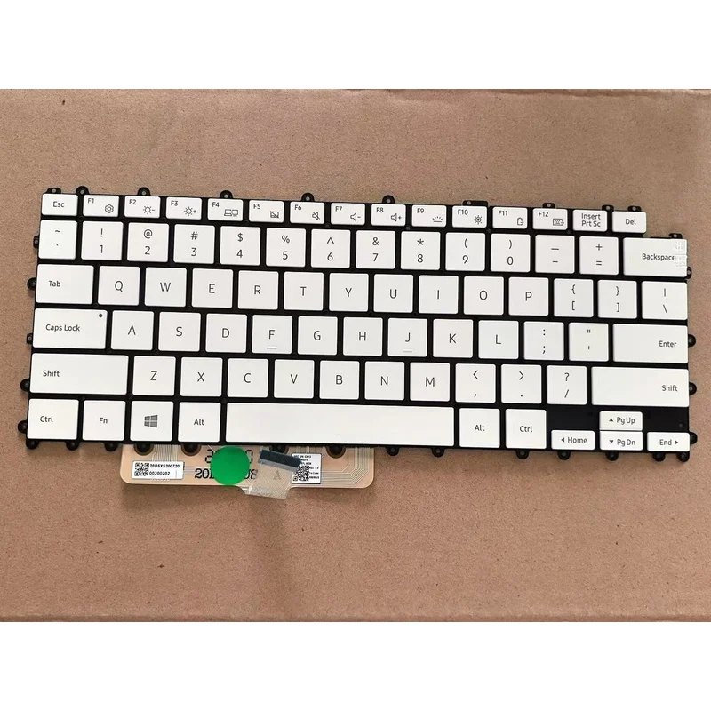 

WYORESY НОВИНКА для Samsung Galaxy Book Pro360 NP930XDB 930XDB США КЛАВИАТУРА с подсветкой Белый.