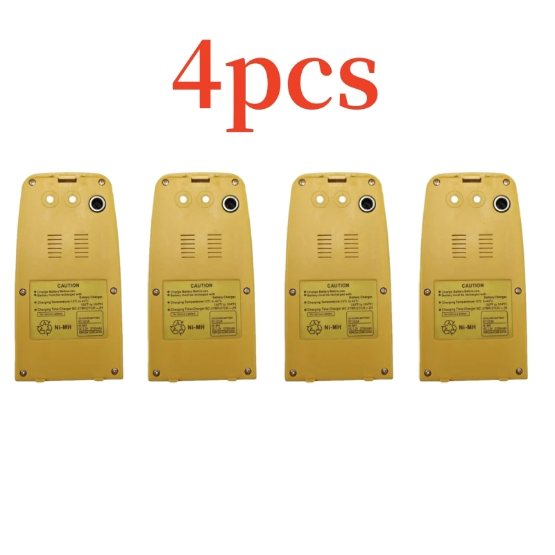 4PCS Battery BT-52QA BT52Q BT-52Q BT52QA Ni-MH Rechargeable For GTS-330/3000 GPT -3000 3100 3200 Series Total Stations 3 PIN