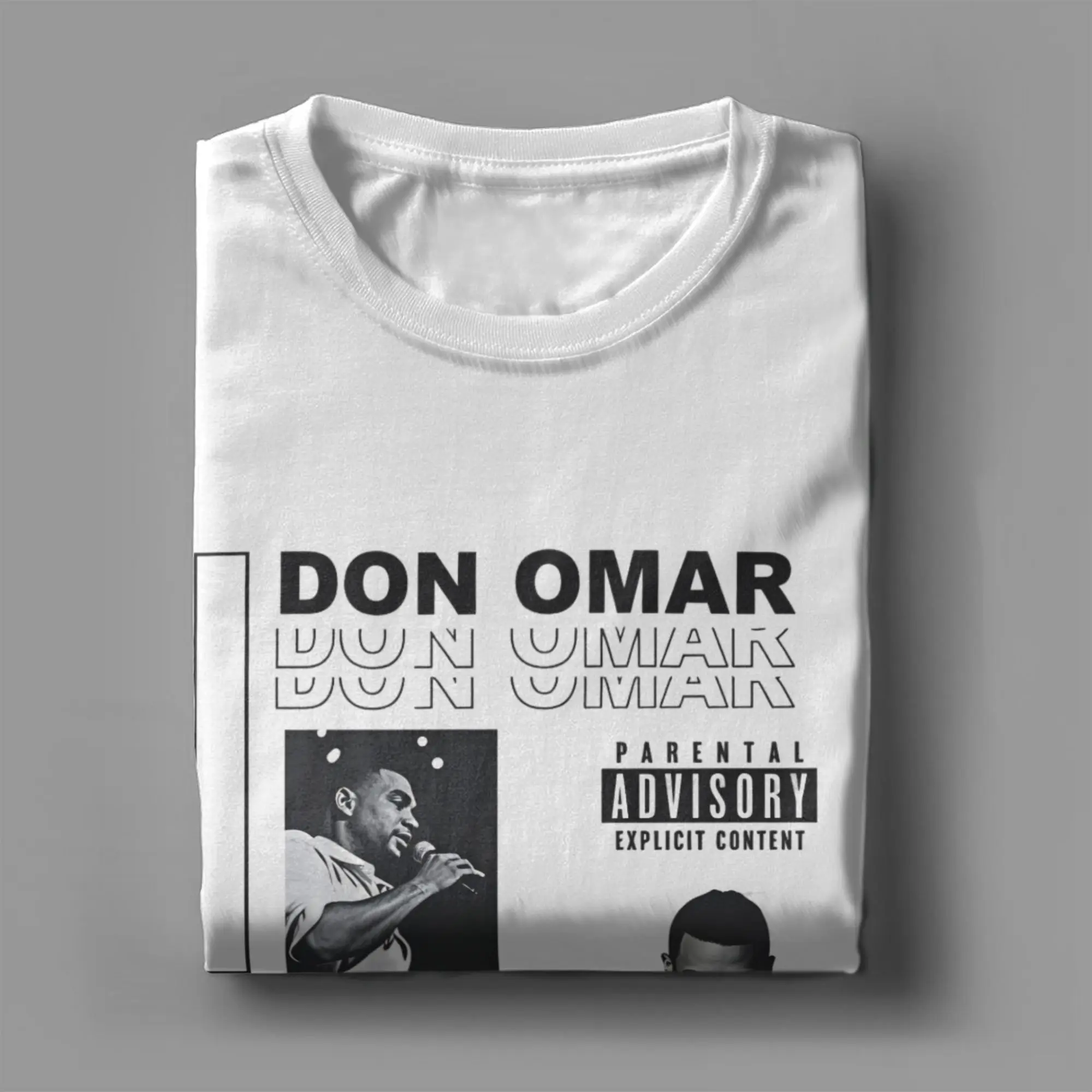 Camisetas para hombre Rapper Don Omar Crazy Cotton Tees Camiseta de manga corta con cuello redondo Tops recién llegados