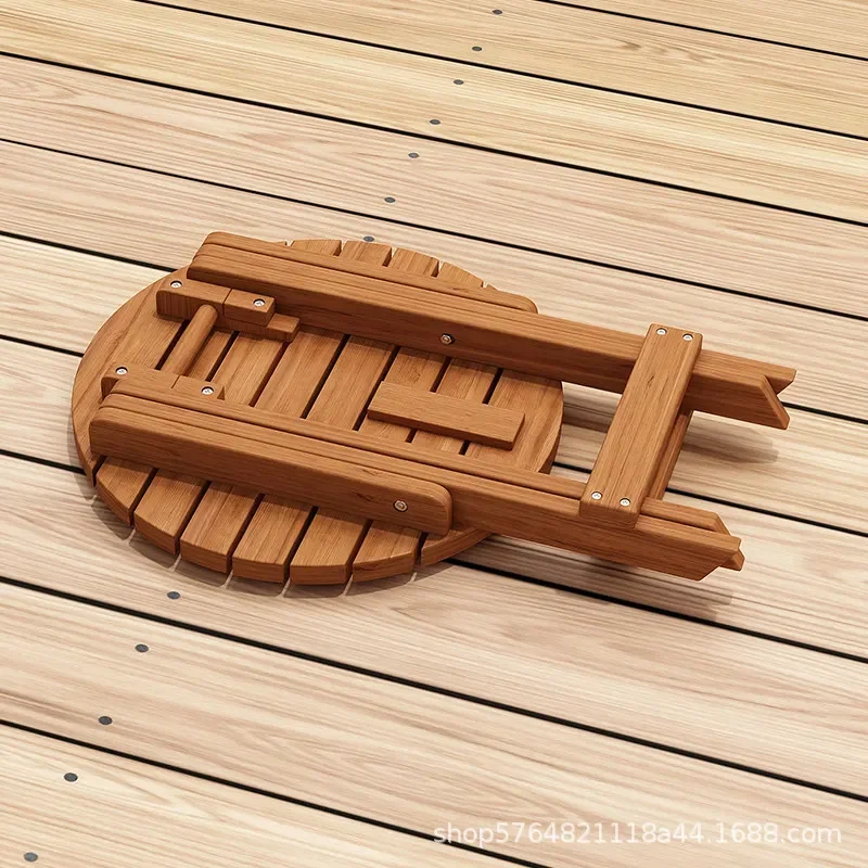 DSA folding table, outdoor coffee table, solid wood small table, sofa side home use, living room balcony, tea brewing