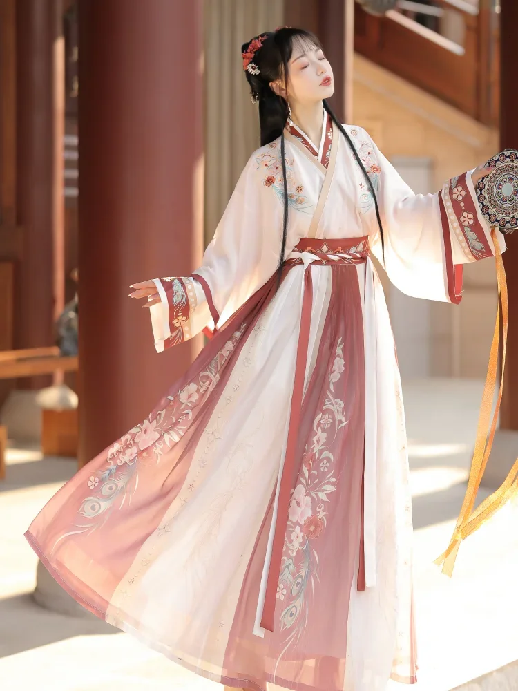 Women Hanfu Dress Traditional Chinese Han Dynasty Princess Outfit Ancient Folk Dance Stage Costumes Oriental Fairy Cosplay