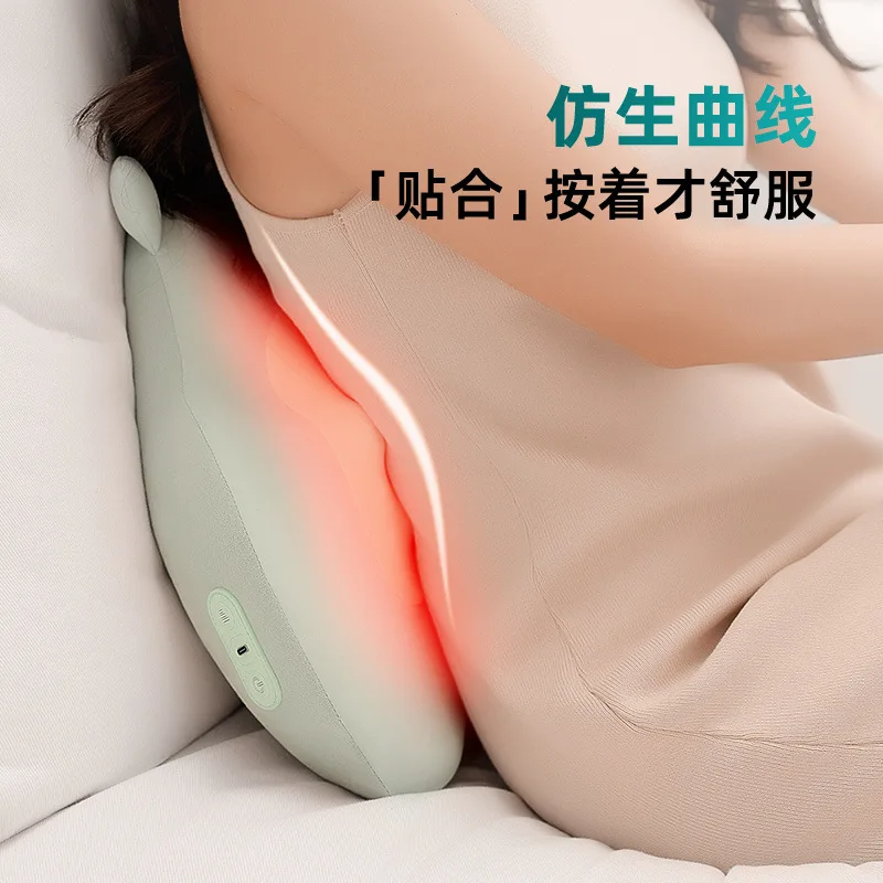 

Suitable for Massager Cervical Spine Low Back Pillow Heating Kneading Cushion Waist Protection Car Home Office Waist Massager