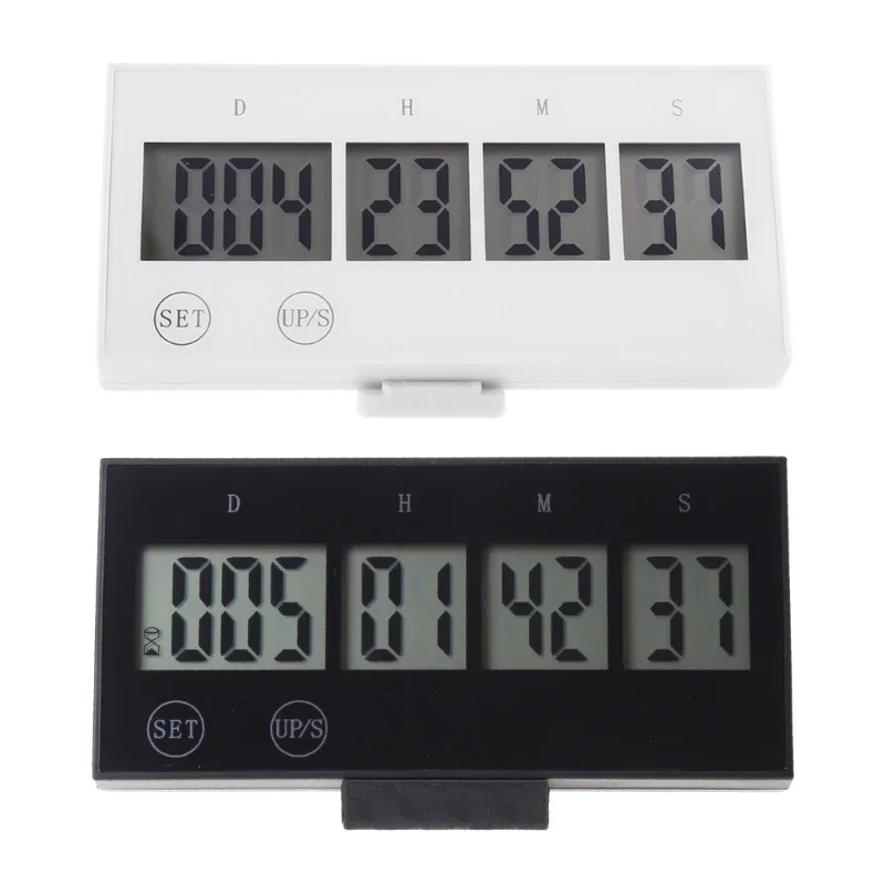 Imagem -02 - Temporizador Contagem Regressiva Digital Dias com Suporte Magnético para Aposentadoria Férias