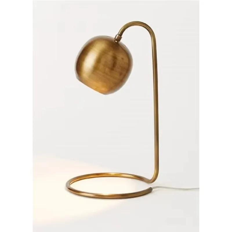 Custom metal table lamp with unique design, brass body E26 bulb base, price guaranteed to be the best