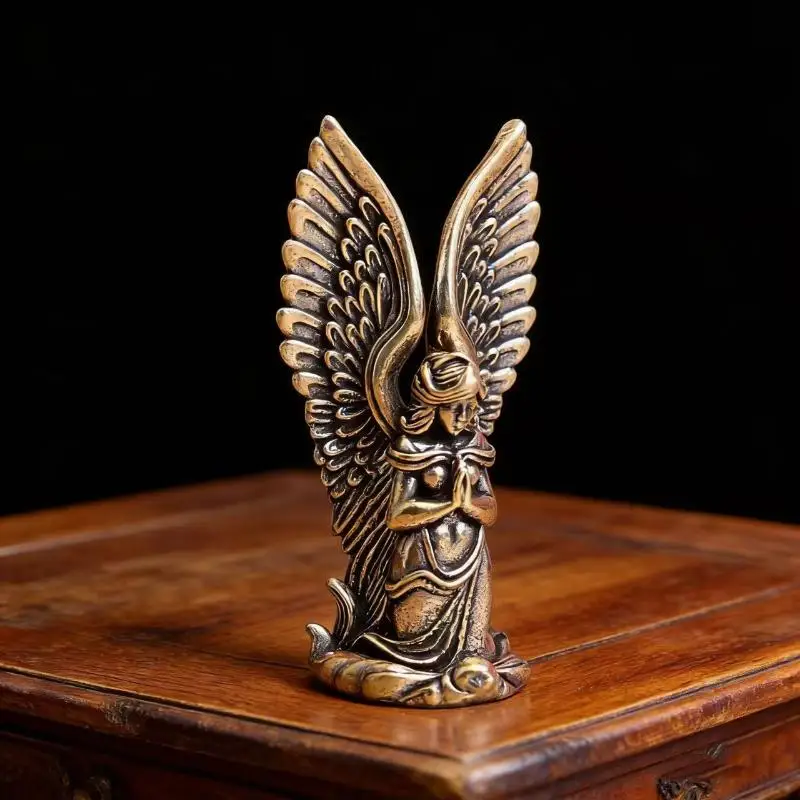 Home Decor Angel Goddess Statue Resin Ornament Modern Tabletop Spiritual Figurine for Living Room Office Decoration