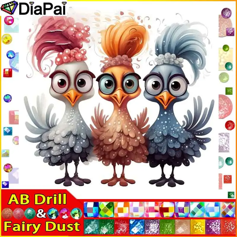 

Набор для алмазной вышивки «птица, животное»