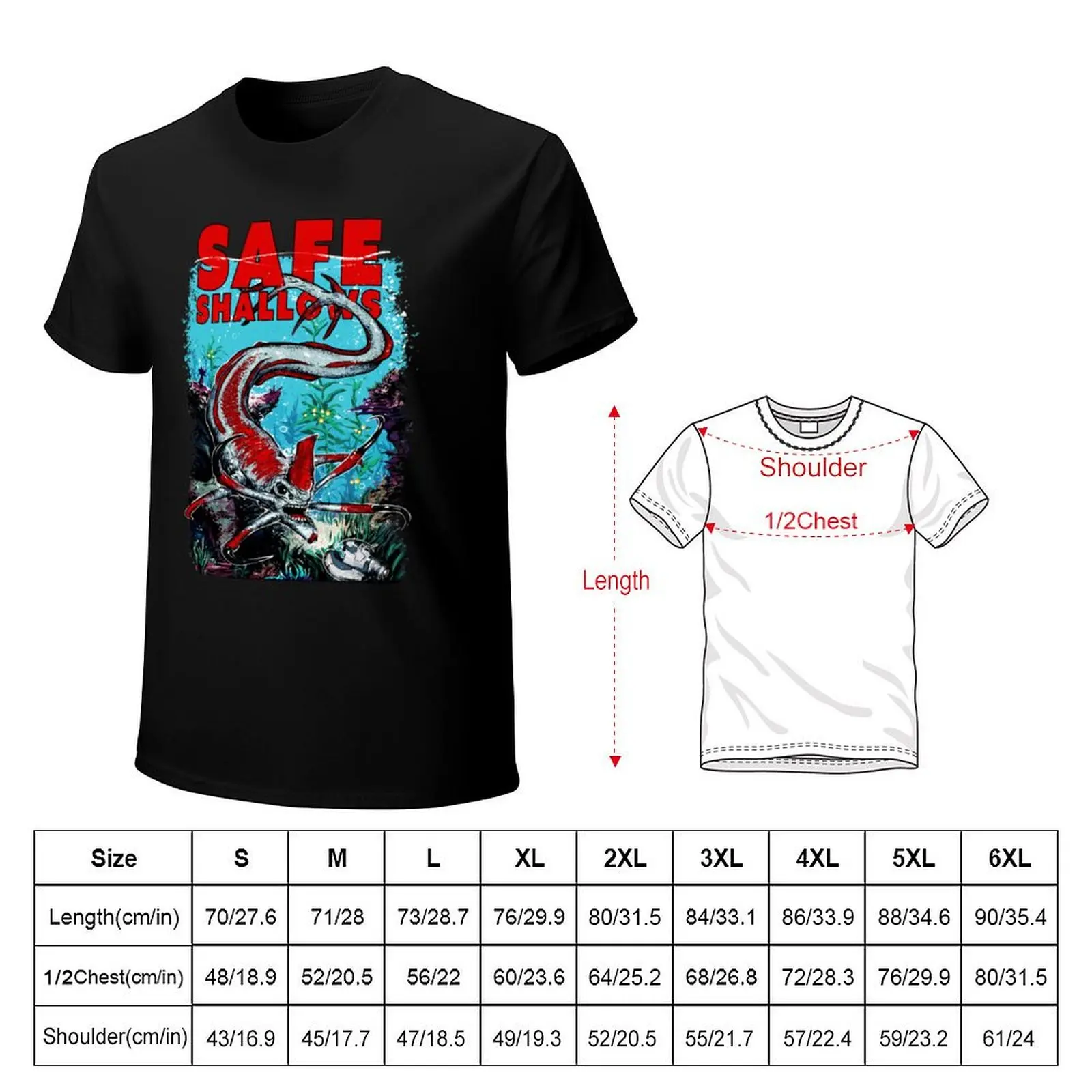 Subnautica Video Game Safe Shallows T-Shirt Holiday Party T-Shirt for Men